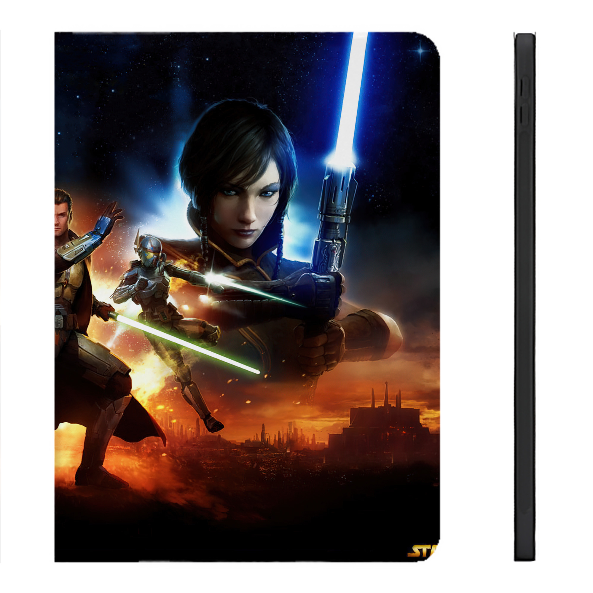 （画像用） スター・ウォーズ Star Wars IPadケース ペンホルダー付き ブックスタイルデザイン